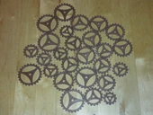 Byr Dekoratif Steampunk Cogs (Sadece Plastik Aparattır!!!) 3D - 1