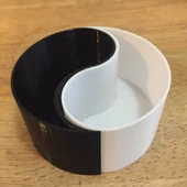 Byr Özelleştirilebilir yin-yang ekici / konteyner (Sadece Plastik Aparattır!!!) 3D - 4
