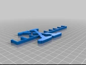 Byr X-Files (Eski Okul Logosu) (Sadece Plastik Aparattır!!!) 3D - 4