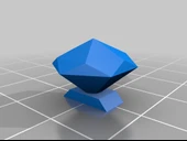 Byr Değiştirilebilir elmaslarla yüzük (Sadece Plastik Aparattır!!!) 3D thumbnail 3