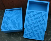 Byr Dekoratif labirentli kutu (Sadece Plastik Aparattır!!!) 3D - 1