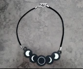 Byr Parlayan güneş tutulması kolye (Sadece Plastik Aparattır!!!) 3D thumbnail 1