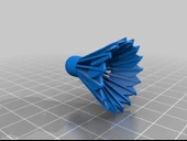 Byr Shuttlecock Anahtar Yüzük (Sadece Plastik Aparattır!!!) 3D - 3