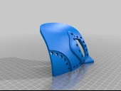 Byr Doctor Doom Mask Remix (Perçin Delikleri ile) (Sadece Plastik Aparattır!!!) 3D thumbnail 3