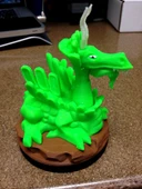 Byr Çay Fincanı Ejderha Tabanı (Sadece Plastik Aparattır!!!) 3D - 1