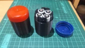 Byr 4XAA Pil Süt Şişesi Kapağı Konteyner (Sadece Plastik Aparattır!!!) 3D - 1