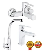 Drom Fiyord 3'lü Batarya Seti (Lavabo+Eviye+Banyo) 5 Yıl Garantili thumbnail 1