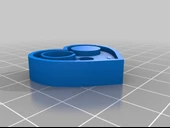 Byr LED'li Sevgililer Günü Kalp Kolye (Sadece Plastik Aparattır!!!) 3D thumbnail 3