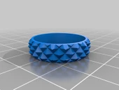 Byr Özelleştirilmiş "Fidget" Yüzük Knured (Sadece Plastik Aparattır!!!) 3D thumbnail 3