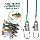 Fishack Klipsli Fırdöndülü Çelik Tel 6'lı thumbnail 2