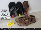 Byr Flip Flops (Jandals / Thangs / Sandalet) Stand (Sadece Plastik Aparattır!!!) 3D - 2