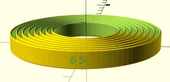 Byr Yazdırılabilir esnek bilezik (Sadece Plastik Aparattır!!!) 3D - 3