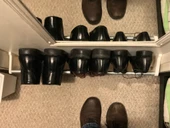 Byr 1/2 "EMT Boru Dolap Kapı Ayakkabı Rafı Parantezleri (Sadece Plastik Aparattır!!!) 3D - 4