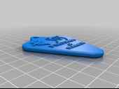 Byr 5SOS Anahtar Yüzük (5 saniye yaz) (Sadece Plastik Aparattır!!!) 3D thumbnail 2