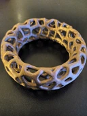 Byr Bilezik - Voronoi Stili (Sadece Plastik Aparattır!!!) 3D thumbnail 2