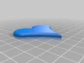 Byr Kalp şeklindeki kolye kolye (Sadece Plastik Aparattır!!!) 3D thumbnail 1