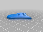 Byr Kalp şeklindeki kolye kolye (Sadece Plastik Aparattır!!!) 3D thumbnail 2