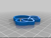 Byr Karakter Anahtar Yüzük (Sadece Plastik Aparattır!!!) 3D thumbnail 3