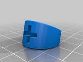 Byr Yüzük - Çapraz Delik (Sadece Plastik Aparattır!!!) 3D - 4