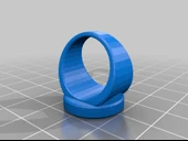 Byr Yüzük - Yuvarlak Rozet 2 (Sadece Plastik Aparattır!!!) 3D thumbnail 3