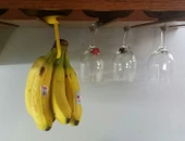 Byr Şarap barışı için muz askısı / stemware rafı (Sadece Plastik Aparattır!!!) 3D - 2
