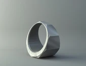 Byr Yüzük - eğimli somun 3 (Sadece Plastik Aparattır!!!) 3D thumbnail 2