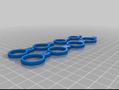 Byr Yüzük - Çapraz Delik (Sadece Plastik Aparattır!!!) 3D - 3