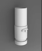 Byr Dyson elektrikli süpürgelerden 1-1/4 inçlik atölye süpürge hortumlarına ve aksesuarlarına adaptör (Sadece Plastik Aparattır!!!) 3D - 1