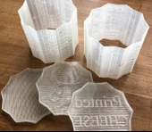 Byr Peynir kalıbı, süzgeç ve baskı ile flipable (Sadece Plastik Aparattır!!!) 3D - 3