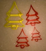 Byr Yılbaşı Ağacı (Büyük) kurabiye kalıbı (Sadece Plastik Aparattır!!!) 3D thumbnail 2