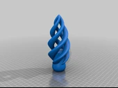 Byr Dekoratif spiral bahçe çubuk topper (Sadece Plastik Aparattır!!!) 3D - 3