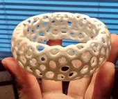 Byr Voronoi Bilezik 2 (Sadece Plastik Aparattır!!!) 3D - 3