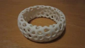 Byr Voronoi Bilezik 2 (Sadece Plastik Aparattır!!!) 3D - 4