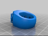 Byr Anelo "Akademi" Shabot - "Akademi" Yüzük Shabot (Sadece Plastik Aparattır!!!) 3D thumbnail 4