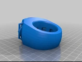 Byr Anelo "Akademi" Shabot - "Akademi" Yüzük Shabot (Sadece Plastik Aparattır!!!) 3D thumbnail 3