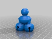 Byr Eylem kamerası esnek kabarcık tripod (Sadece Plastik Aparattır!!!) 3D - 4