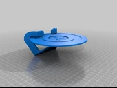 Byr Kaptan America Shield Telefon Standı (Sadece Plastik Aparattır!!!) 3D - 2