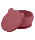 Oioi Blw I Silikon Beslenme Seti 3'lü (kaseli) Velvet Rose - 5