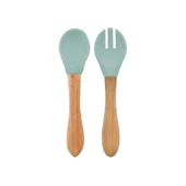 Oioi Mama Kaşığı Ve Çatal Seti River Green - 1