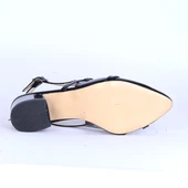 Moda Ayakkabı 154 Parlak Kadın 7Cm Topuklu Ayakkabı - 4