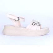 Moda Ayakkabı 147 Ortopedik Kadın Tokalı Sandalet Ayakkabı - 8