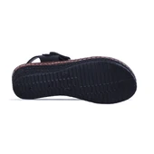 Moda Ayakkabı 184 Polero Dolgu Topuk Kadın Yazlık Sandalet - 8