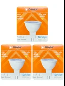 (3 Adet) Osaka 5W (40W) Sarı Işık (3000K) G4 Duylu (İğne Bacak) Led Çanak Ampul thumbnail 1