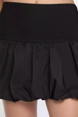 Siyah Bel Lastikli Mini Boy Balon Etek - 4
