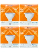 (4 Adet) Osaka 5W (40W) Sarı Işık (3000K) G4 Duylu (İğne Bacak) Led Çanak Ampul thumbnail 1