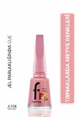 Flormar Jelly Look Yüksek Pigmentli & Parlak Bitişli Jel Görünümlü Oje - 1