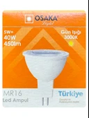 (2 Adet) Osaka 5W (40W) Sarı Işık (3000K) G4 Duylu (İğne Bacak) Led Çanak Ampul thumbnail 2