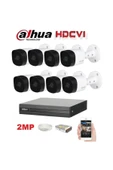 8 Kameralı 2mp Fullhd Güvenlik Kamera Seti - 1