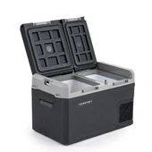 Tecnopoint Çift Kapaklı 40 Litre Taşınabilir Araç Buzdolabı 12V/24V/220V Uyumlu - 2