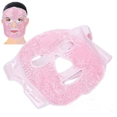 Terapi Jel Yüz Maskesi Soğuk Ve Sıcak Boncuklu Ayarlanabilir Maske (pembe) - 6